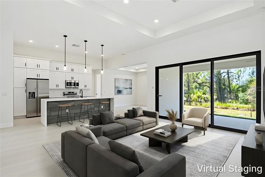 Furnished interior view inside a new home in , North Port (Image 6).