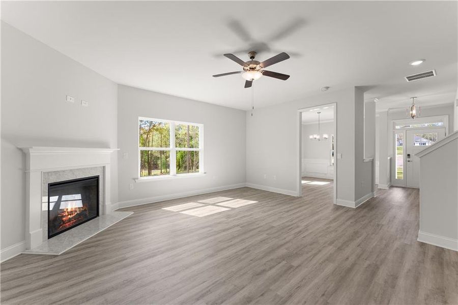 Spacious, unfurnished interior of a new home in Thunder Ridge, Dawsonville (Image 20).