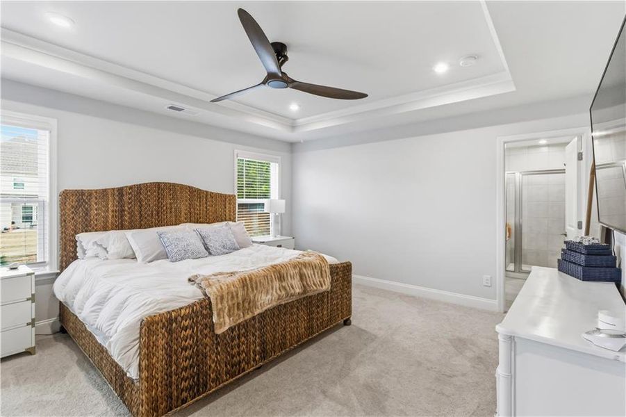 Furnished interior view inside a new home in Everton, Peachtree City (Image 10).