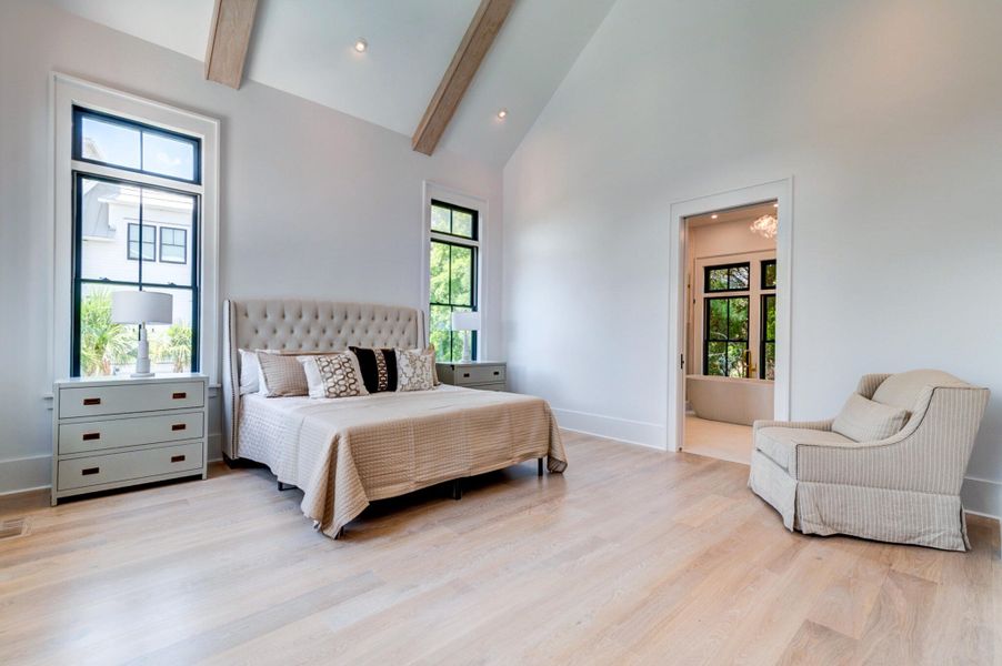 Furnished interior view inside a new home in , Sullivan's Island (Image 11).