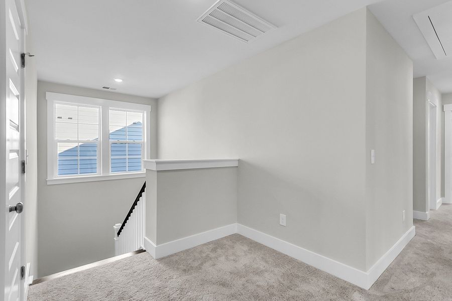 Spacious, unfurnished interior of a new home in Pineland Preserve, Summerville (Image 41).