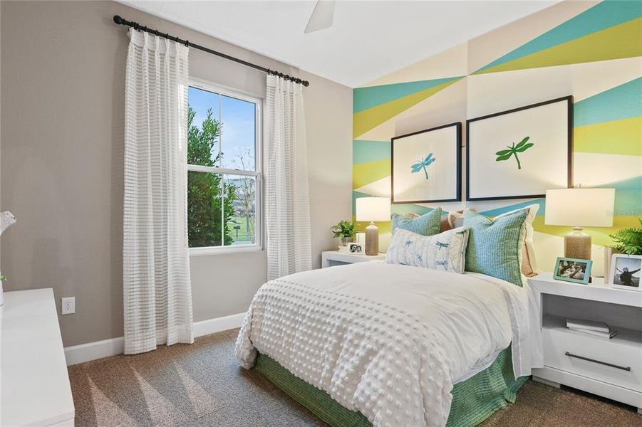 Furnished interior view inside a new home in Estates at Rivers Edge, Parrish (Image 8).