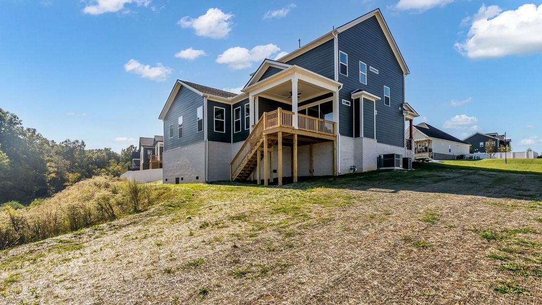 Exterior details and patio area of a home in Richvale Estates, Fairview (Image 25).