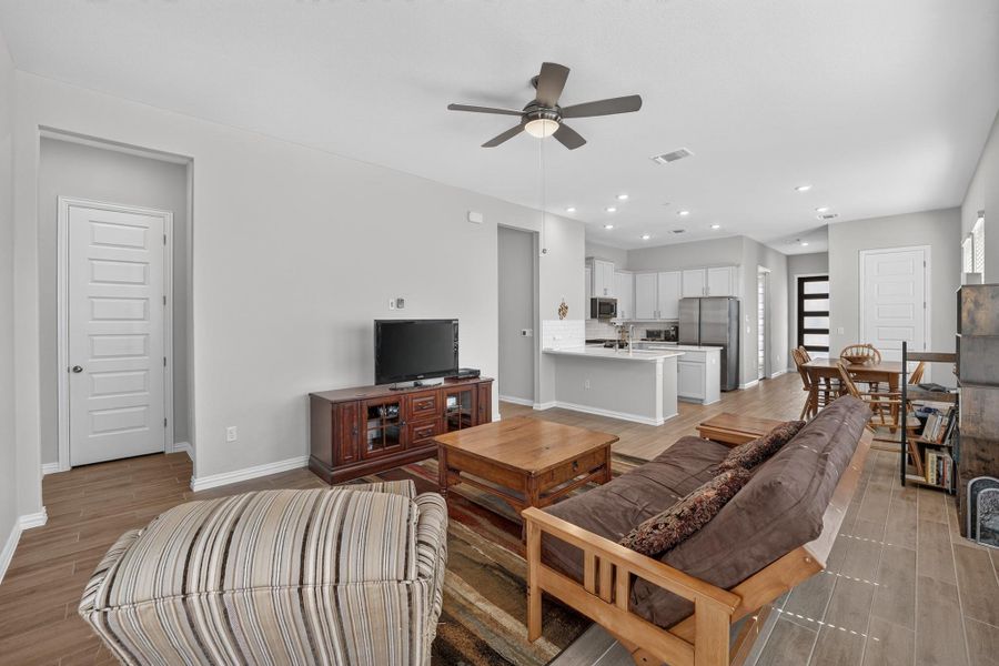 Furnished interior view inside a new home in Cascades at Onion Creek, Austin (Image 18).