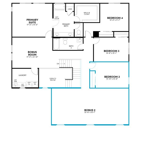 Floor 2: Bonus Room 2 Option