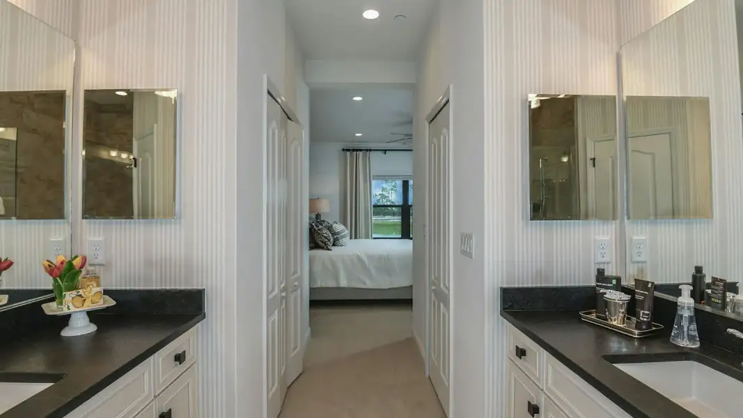 Furnished interior view inside a new home in Vicenza Real Estate and Homes for Sale in North Venice, FL - Neal Communities, Nokomis (Image 19).
