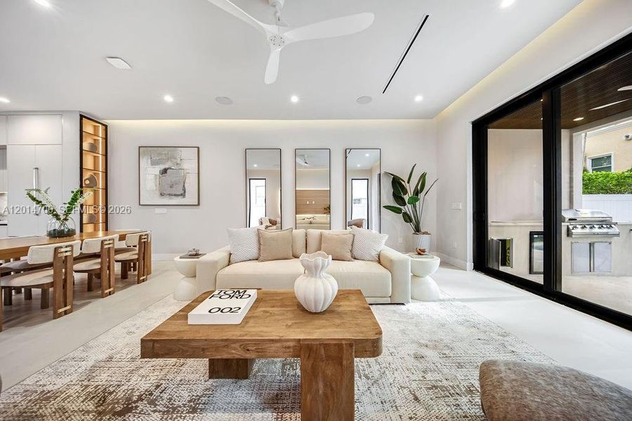 Furnished interior view inside a new home in , Fort Lauderdale (Image 13).