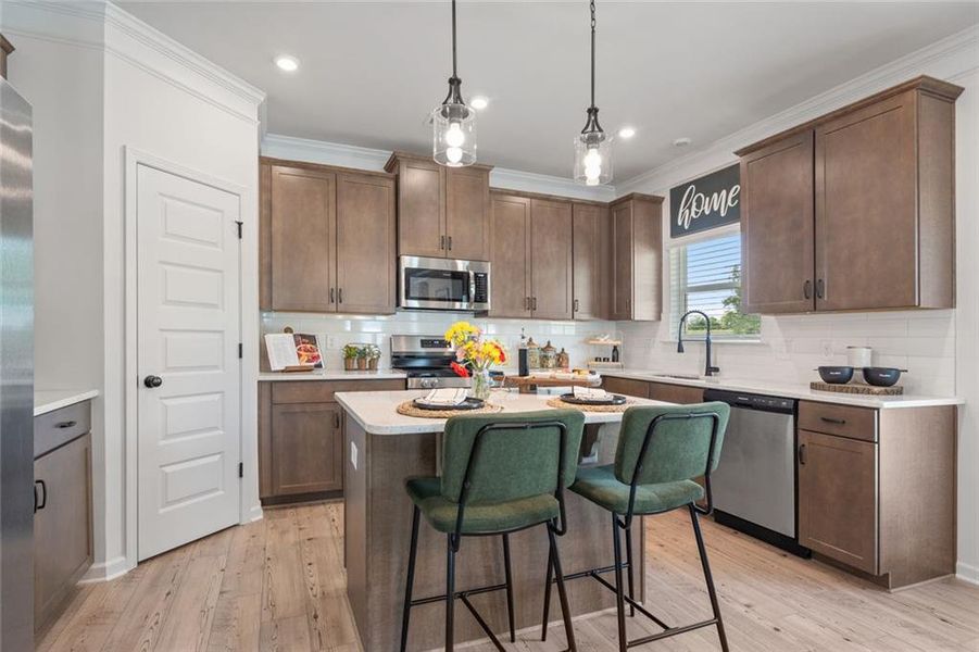 Furnished interior view inside a new home in Garrett Preserve, Douglasville (Image 14).