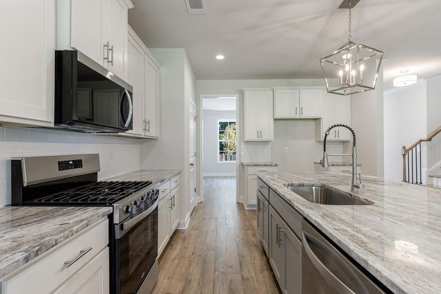 Furnished interior view inside a new home in , Buford (Image 9). Furnished interior view inside a new home in , Buford (Image 9).