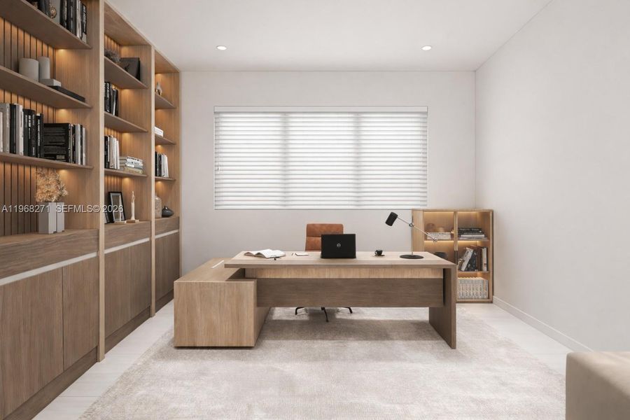 Furnished interior view inside a new home in , Fort Lauderdale (Image 10).