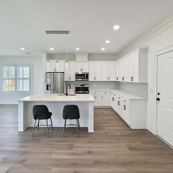 Furnished interior view inside a new home in , North Charleston (Image 4).