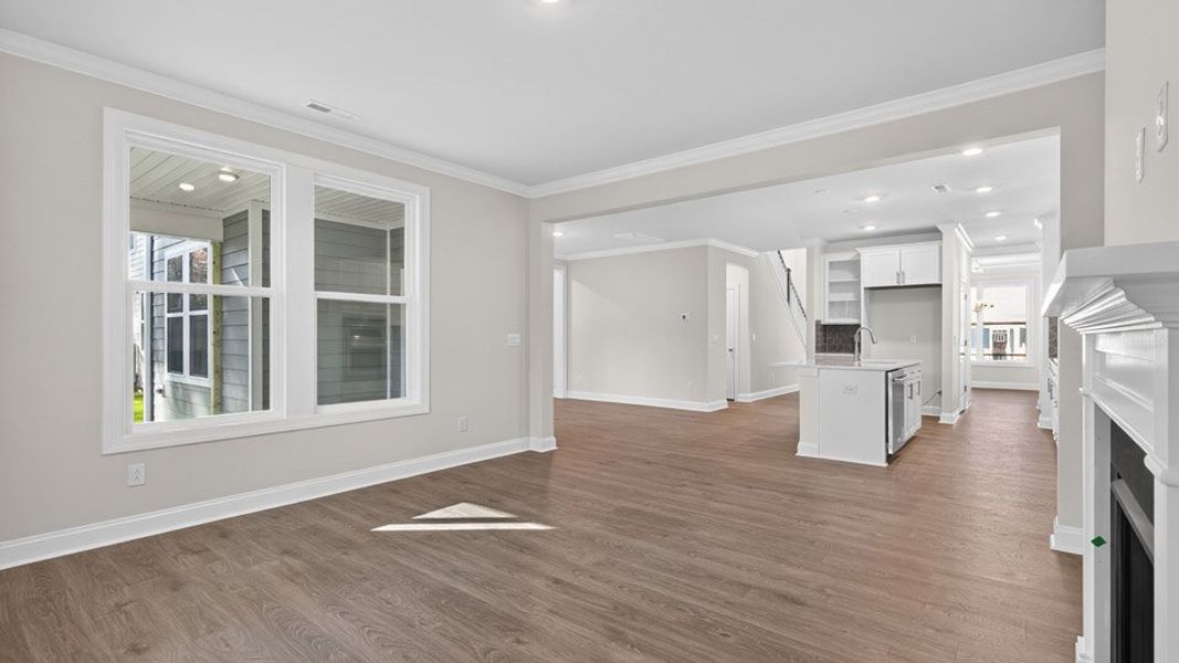 Spacious, unfurnished interior of a new home in The Estates Park, Apex (Image 12). Spacious, unfurnished interior of a new home in The Estates Park, Apex (Image 12).