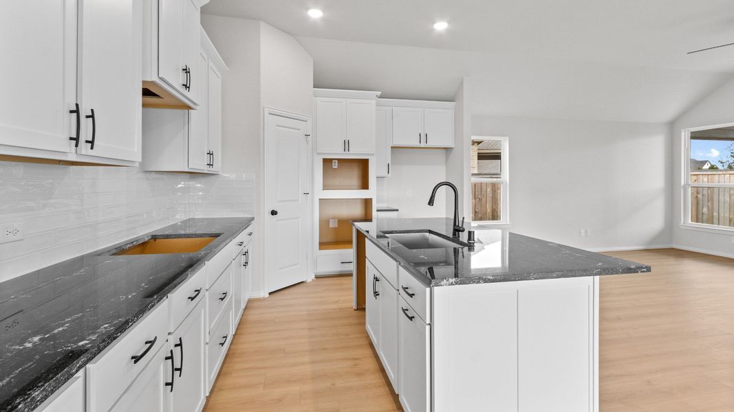 Representative furnished interior of a home built from the Aruba by Brightland Homes in Bridgeland Creekland Village, Cypress (Image 8).