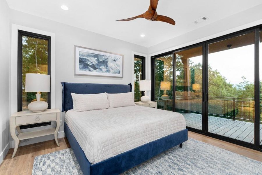 Furnished interior view inside a new home in , Blue Ridge (Image 38).