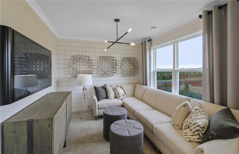 Furnished interior view inside a new home in Sierra Creek, Hoschton (Image 18).