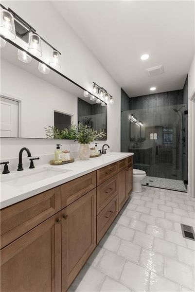 Furnished interior view inside a new home in , Dawsonville (Image 45).