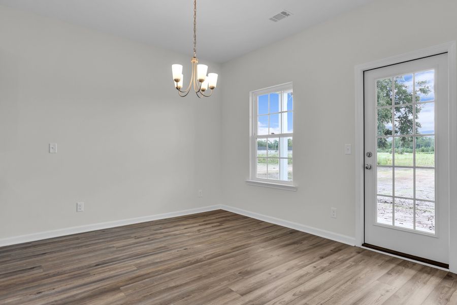 Representative unfurnished interior of a home built from the The Trask by RTS Homes in The Village at Sassafras, Allenhurst (Image 21). Representative unfurnished interior of a home built from the The Trask by RTS Homes in The Village at Sassafras, Allenhurst (Image 21).