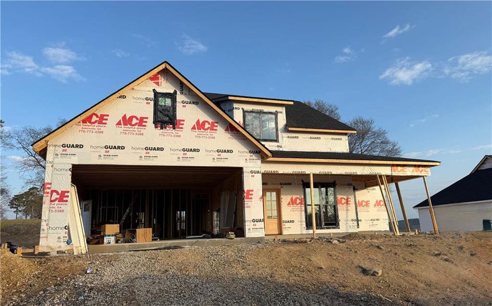 In-progress construction of a new home in , Calhoun, GA (Image 8).