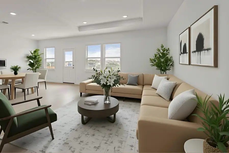 Furnished interior view inside a new home in Skyview, Belton (Image 7).