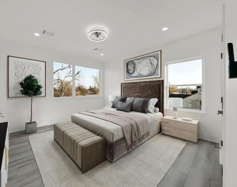 Furnished interior view inside a new home in , Houston (Image 2). Furnished interior view inside a new home in , Houston (Image 2).