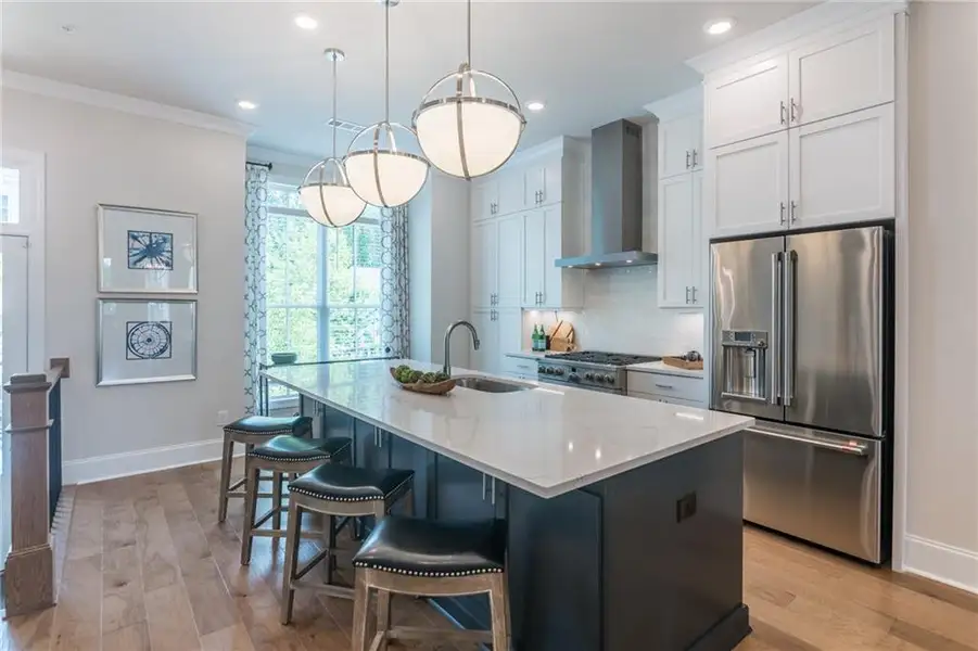 Furnished interior view inside a new home in Waterside, Peachtree Corners (Image 3).