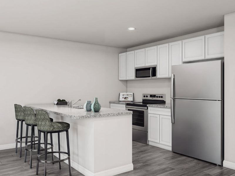 Representative furnished interior of a home built from the Shenandoah by National HomeCorp in Summit Place, Eden (Image 5).