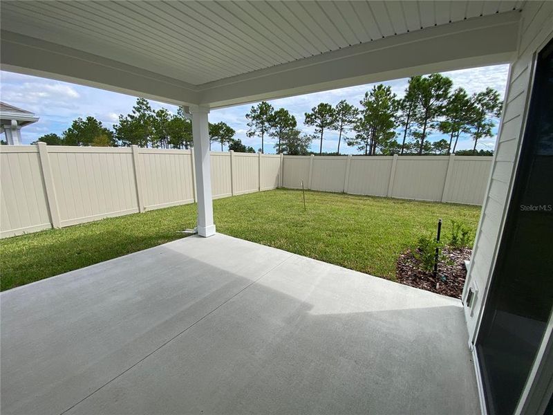 Exterior details and patio area of a home in Somerset - Executive Series, Palm Coast (Image 2).