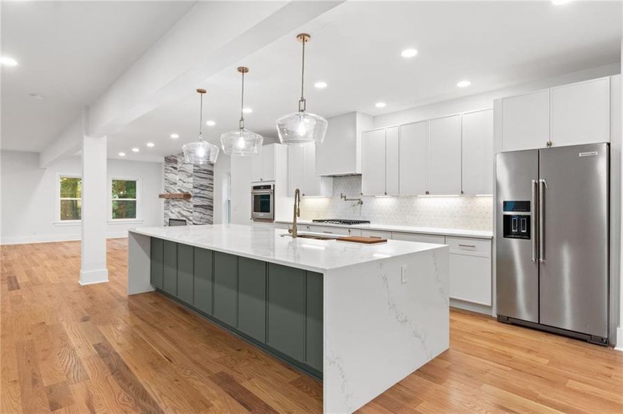 Furnished interior view inside a new home in , Atlanta (Image 5).