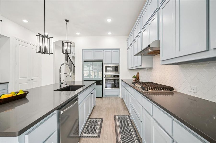 Furnished interior view inside a new home in , McKinney (Image 13).