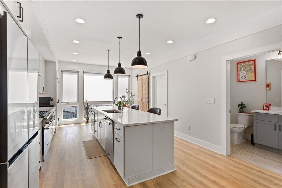 Furnished interior view inside a new home in , Atlanta (Image 37).