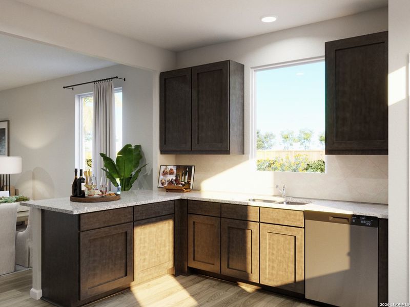 Furnished interior view inside a new home in Dauer Ranch, New Braunfels (Image 7).