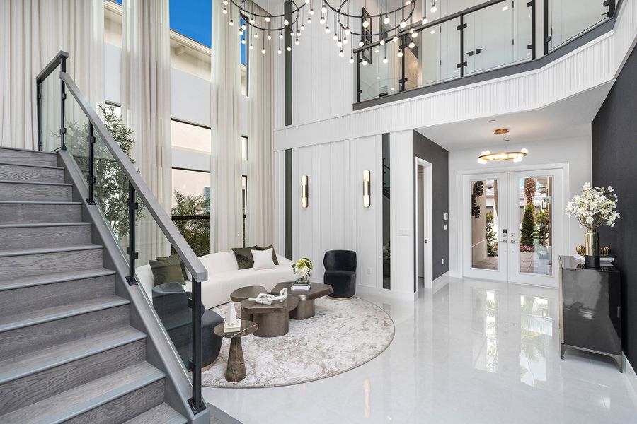 Representative furnished interior of a home built from the Celestia by GL Homes in Apex at Avenir, Palm Beach Gardens (Image 9).