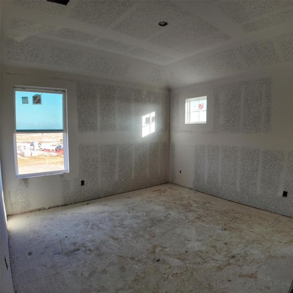 Construction Progress - bedroom