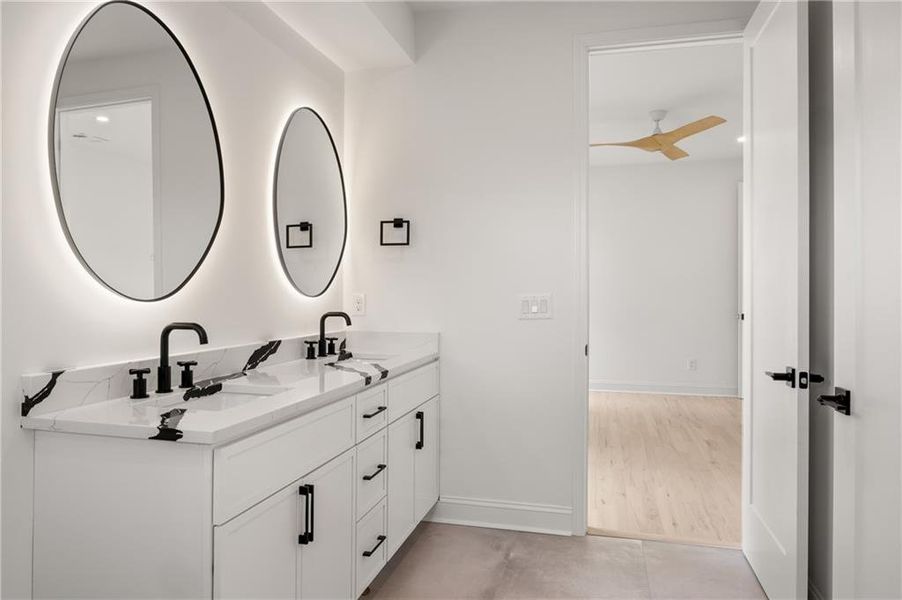 Furnished interior view inside a new home in , Atlanta (Image 58). Furnished interior view inside a new home in , Atlanta (Image 58).