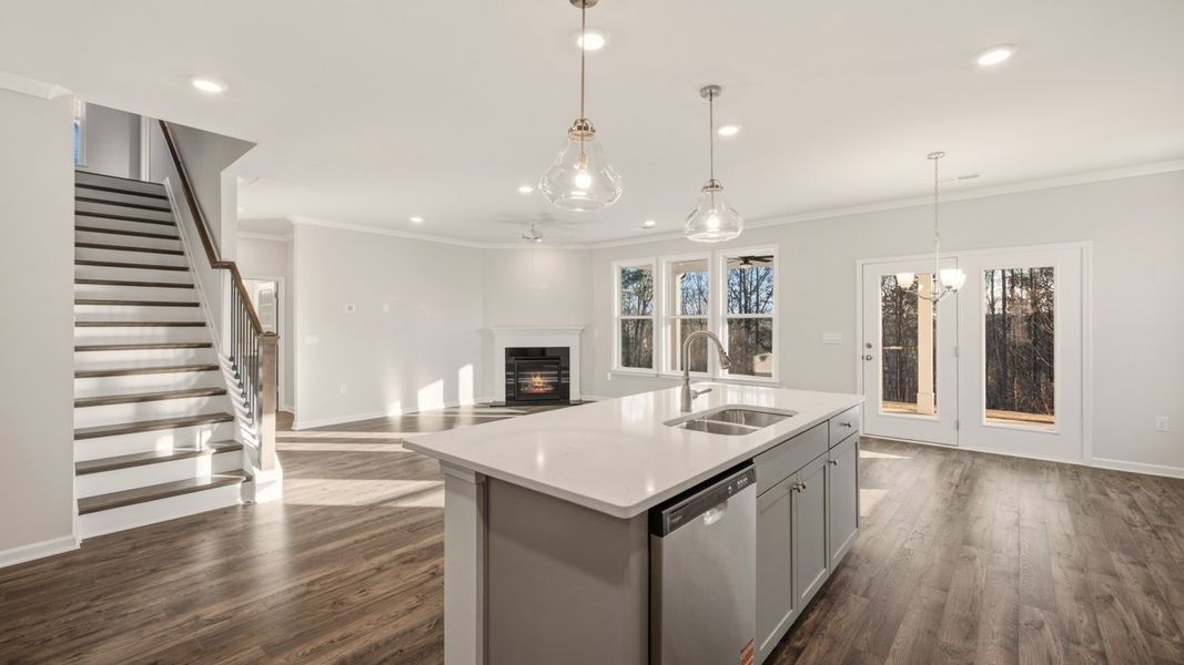 Furnished interior view inside a new home in Wildwood, Covington (Image 7).