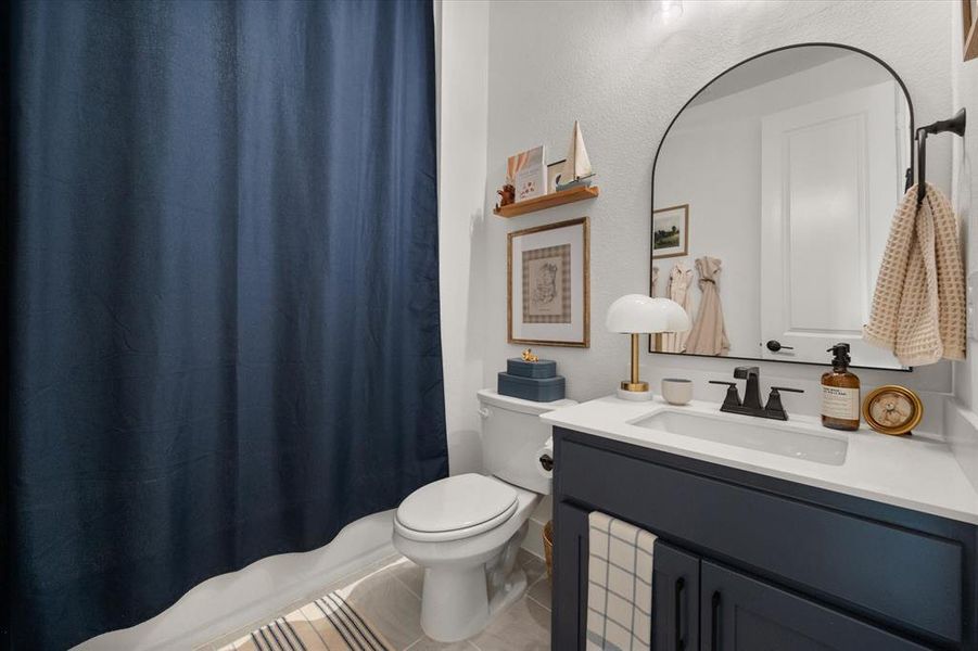 Furnished interior view inside a new home in BridgeWater, Midlothian (Image 16).