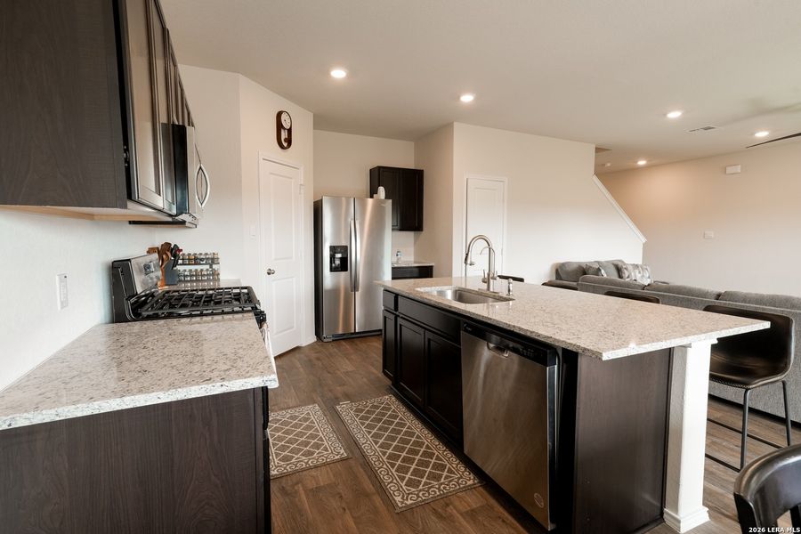 Furnished interior view inside a new home in Redbird Ranch, San Antonio (Image 12).