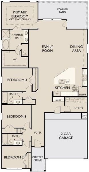 The Dawson floor plan The Dawson floor plan