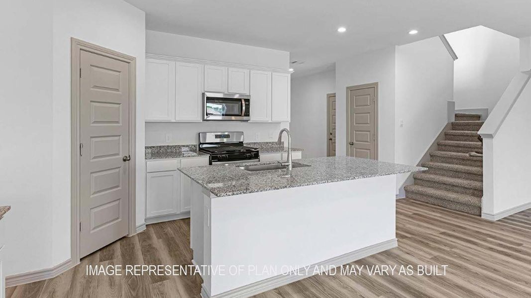 Representative furnished interior of a home built from the Midland by D.R. Horton in Springwood, Beaumont (Image 7).