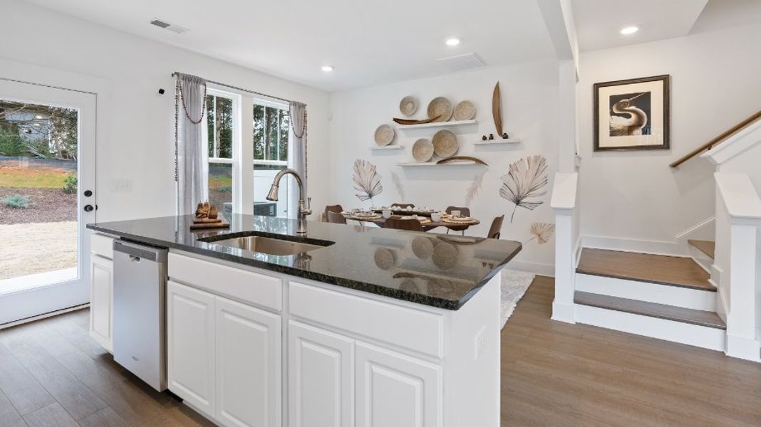 Furnished interior view inside a new home in Kensley Grove, Fuquay Varina (Image 8).