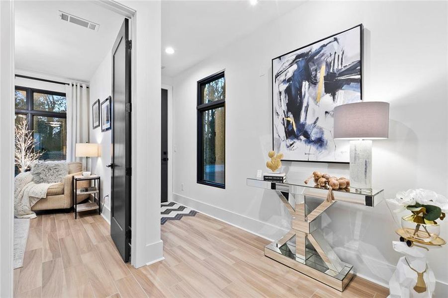 Furnished interior view inside a new home in , Atlanta (Image 32).