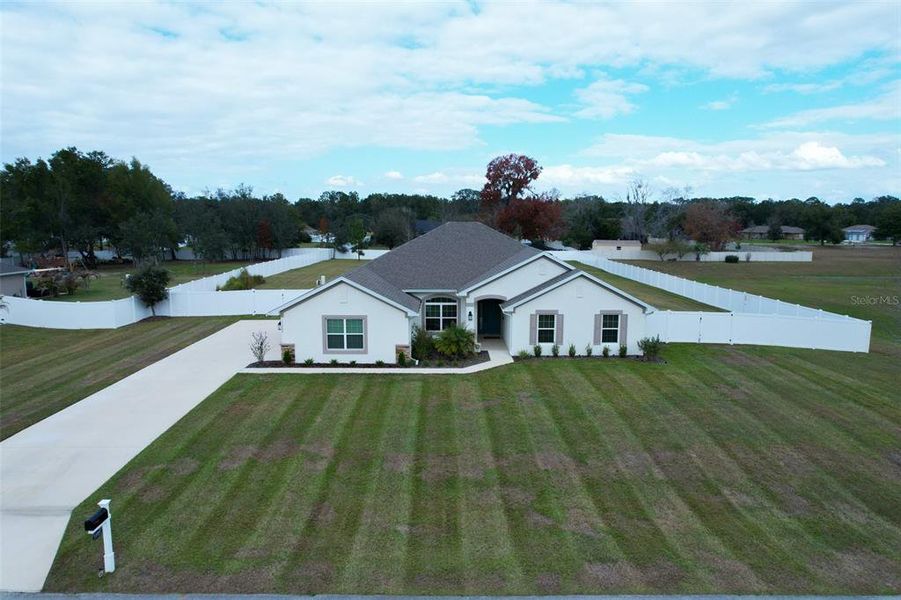 Front exterior of a new home in Dorchester, Ocala, FL, highlighting curb appeal (Image 30).