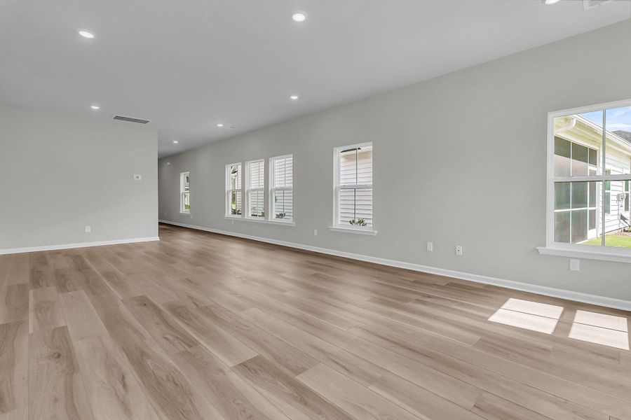 Spacious, unfurnished interior of a new home in Horizons at Summers Corner | 55+: The Cottages, Summerville (Image 15). Spacious, unfurnished interior of a new home in Horizons at Summers Corner | 55+: The Cottages, Summerville (Image 15).