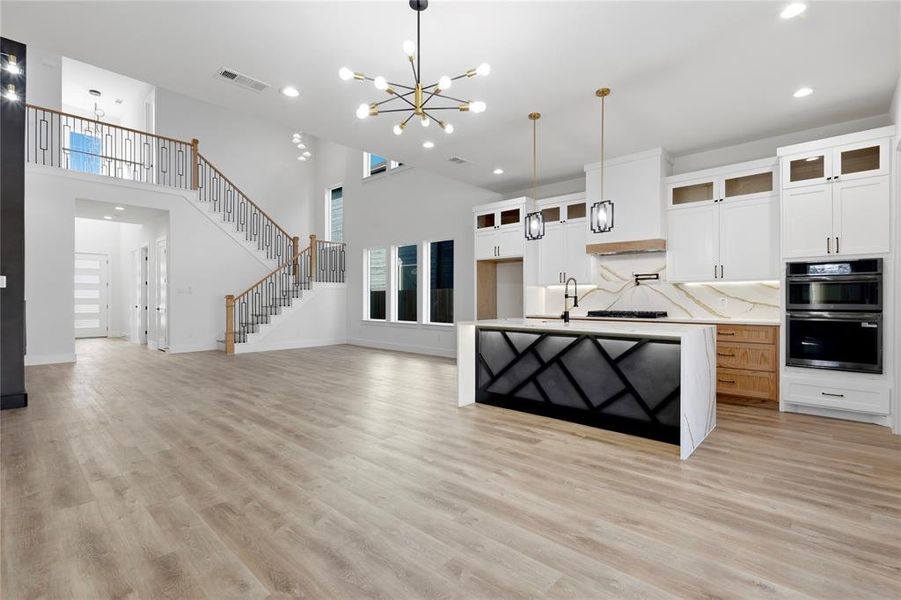 Furnished interior view inside a new home in , Dallas (Image 12).