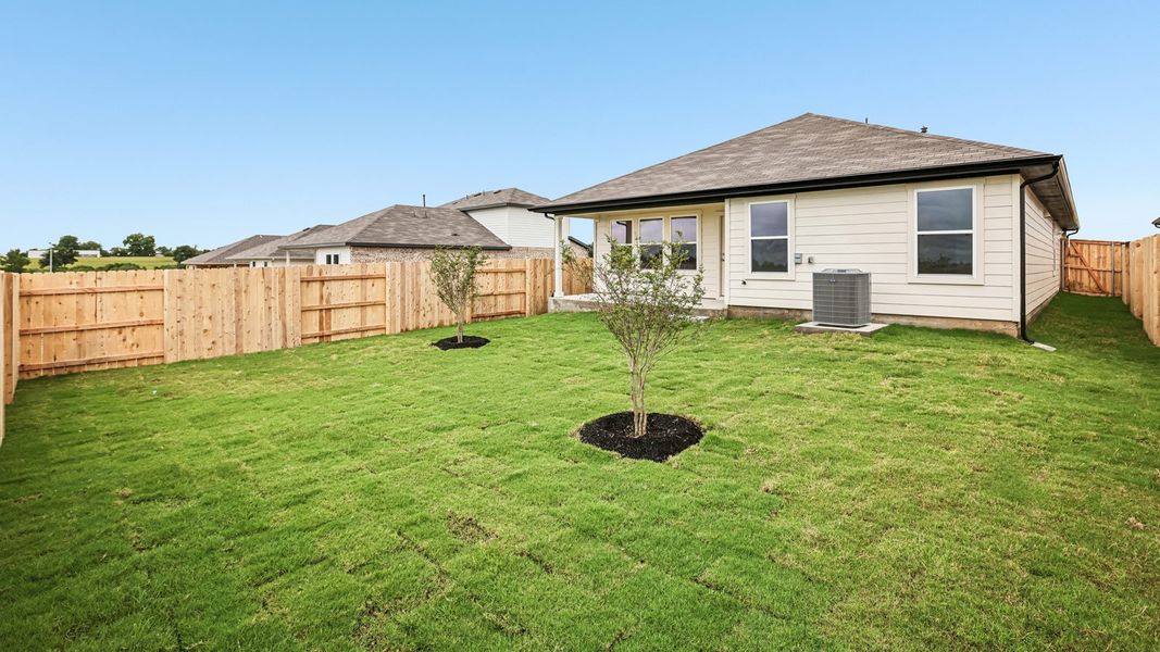 Exterior details and patio area of a home in Briarwood, Elgin (Image 4).