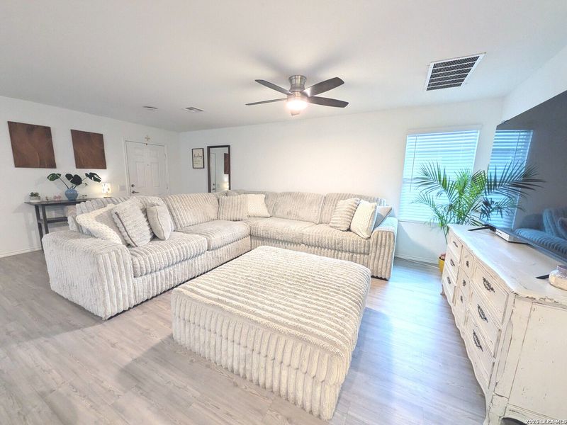 Furnished interior view inside a new home in Thea Meadows: Belmar Collection, San Antonio (Image 4). Furnished interior view inside a new home in Thea Meadows: Belmar Collection, San Antonio (Image 4).