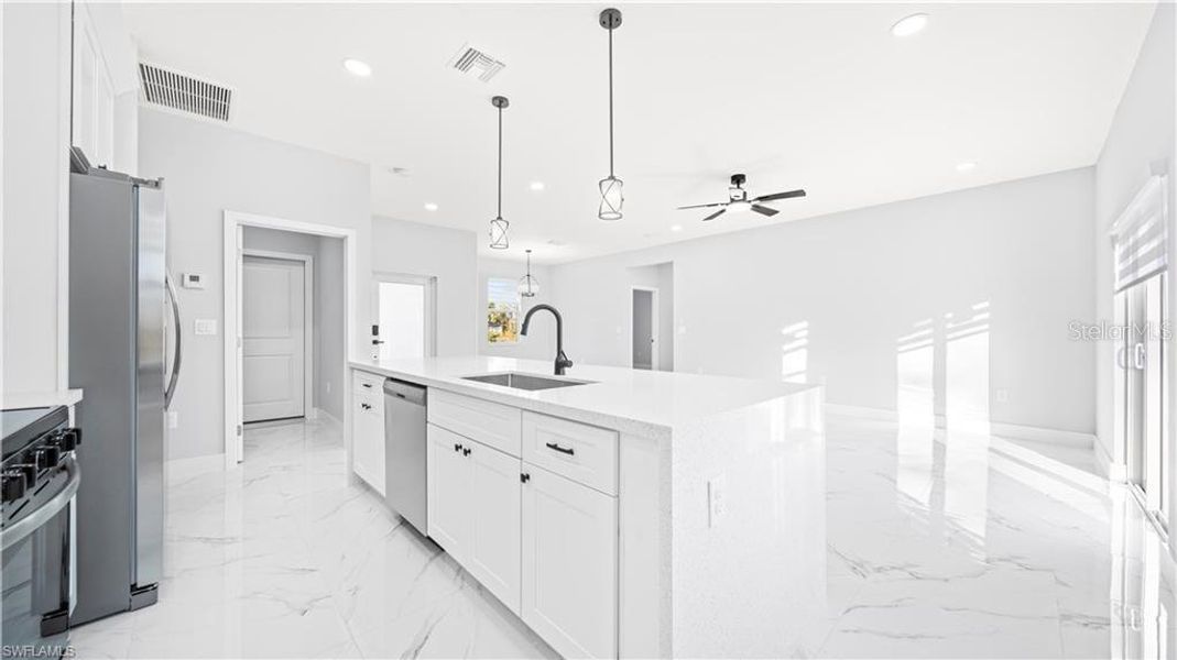 Furnished interior view inside a new home in , Lehigh Acres (Image 12).