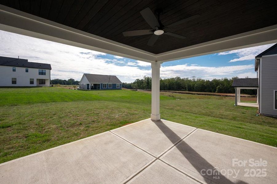 Exterior details and patio area of a home in Stoneridge Hills, Rock Hill (Image 27).
