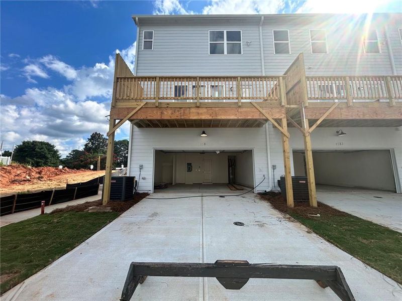 Exterior details and patio area of a home in Old Salem Crossing, Conyers (Image 15).