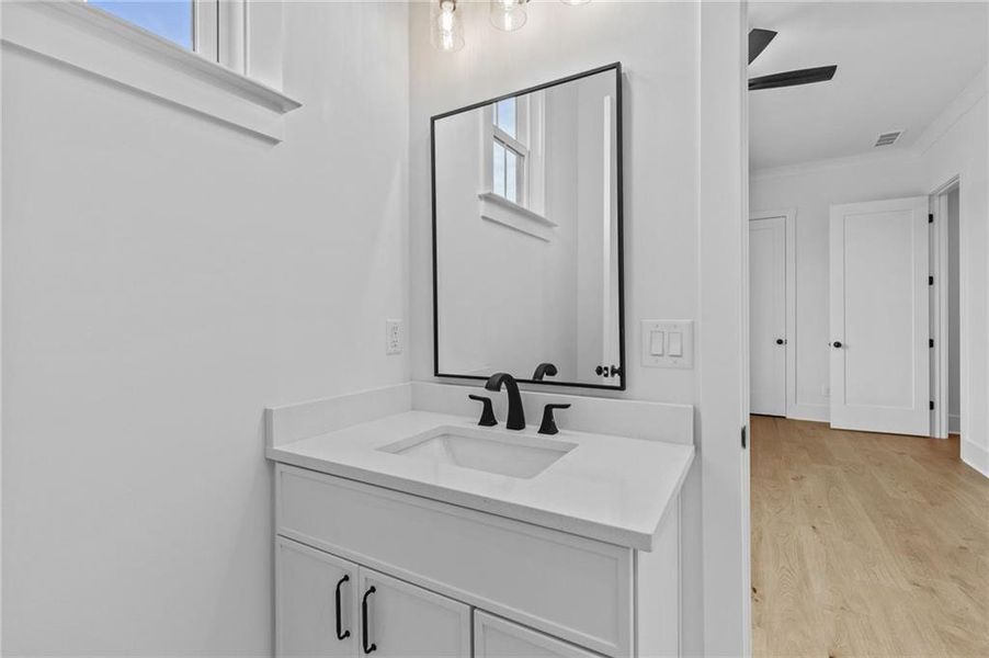 Furnished interior view inside a new home in , Buford (Image 3).